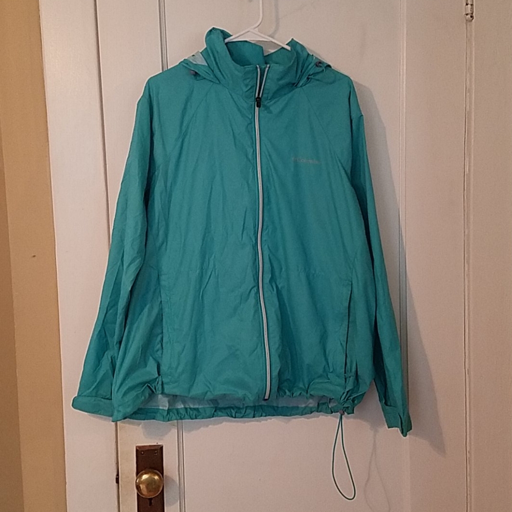 Columbia Switchback Rain Jacket, EUC